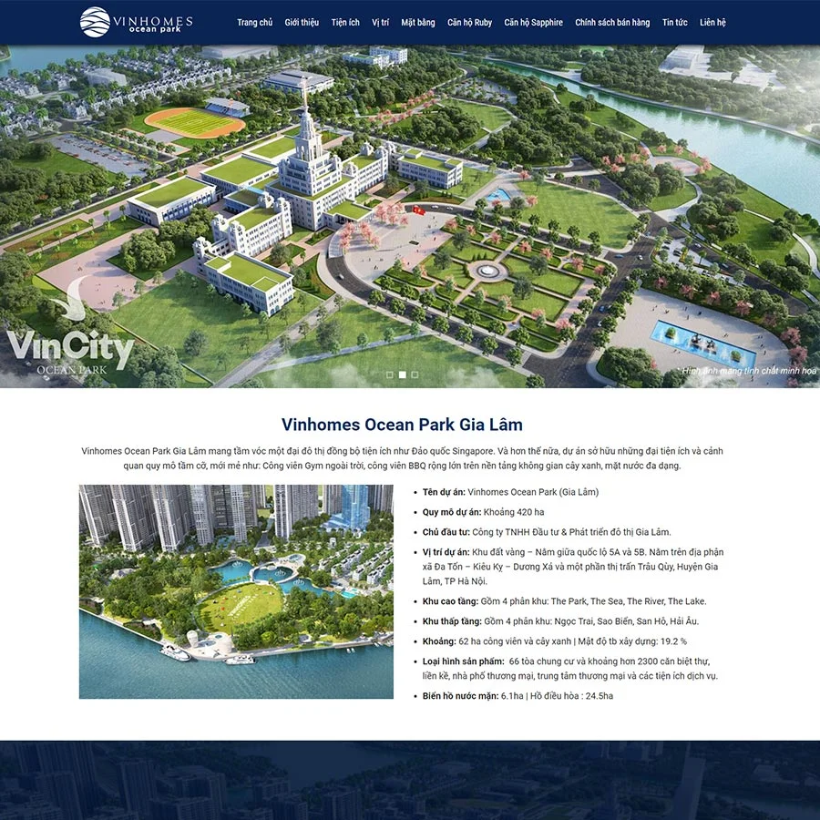 Mẫu Website bất động sản 37 chuẩn đẹp
